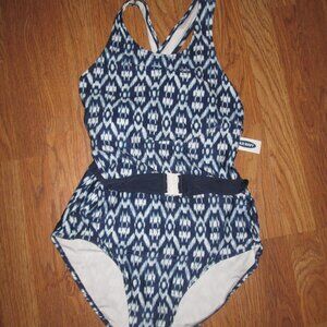 Womens OLD NAVY one piece bathing suit swimsuit padded bra XL NWT